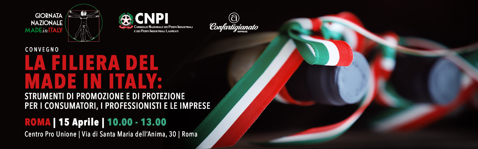 Convegno Made in Italy, Territorio e Imprese - Le Indicazioni Geografiche Protette come valore per il sistema produttivo - Roma, martedì 15 Aprile 2025, dalle ore 10.00 alle 13.00