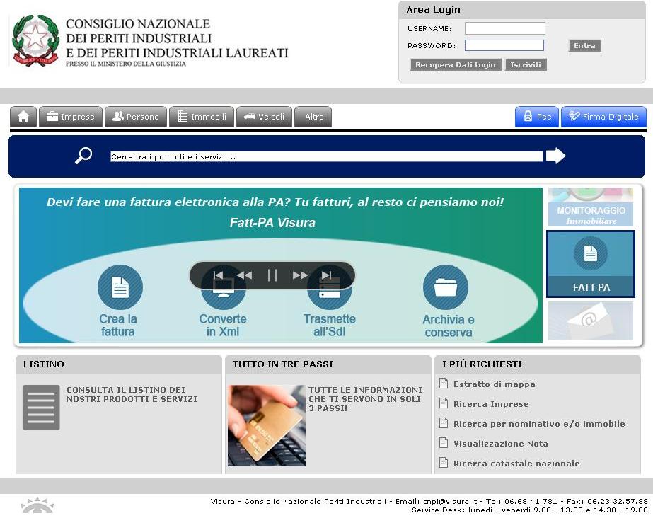 Visura online
