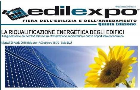 Il tema della riqualificazione energetica a Edilexpo