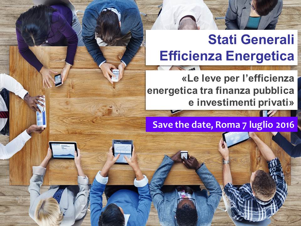 Stati generali dell’ efficienza energetica