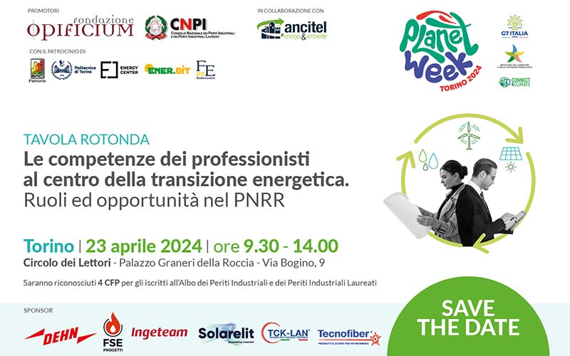 Le competenze dei professionisti al centro della transizione energetica. Ruoli ed opportunità nel PNRR