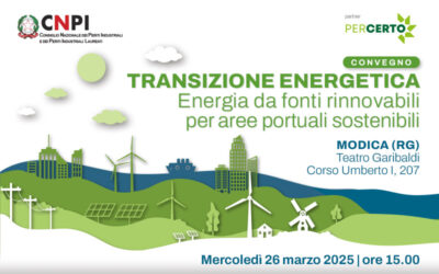 Convegno “Transizione energetica. Energia da fonti rinnovabili per aree portuali sostenibili”