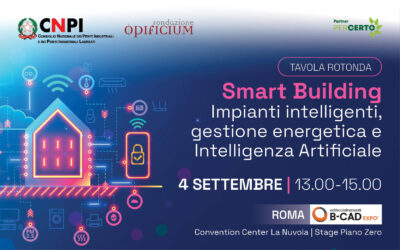 Tavola rotonda ‘Smart Building Impianti intelligenti, gestione energetica e Intelligenza Artificiale’