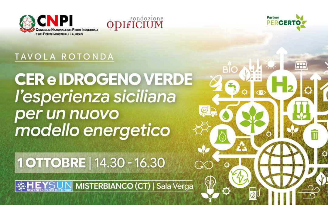 Tavola rotonda “CER e Idrogeno Verde: l’esperienza siciliana per un nuovo modello energetico”