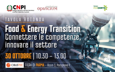 Tavola rotonda “Food & Energy Transition: connettere le competenze, innovare il settore”